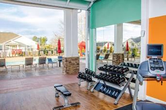 apartment fitness center